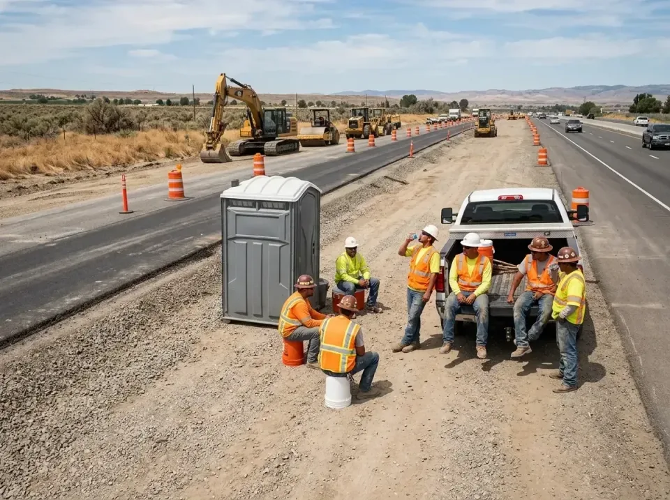 highway-road-construction-crew-007 — frequently asked questions, Porta Potty and Restroom Rentals in Pomona, CA